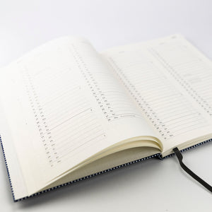 Carta Pura Wochenkalender Kalender 2023 9 x 15 cm orange Tsumugi Fadeheftung Hergestellt in Deutschland
