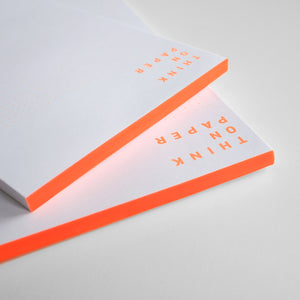 FOX & POET Schreibblock Block neon dot grid Punktraster DIN A4