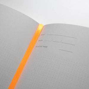 FOX & POET Organiser Notizbuch Make things happen dunkelgrau dark grey Goalbook