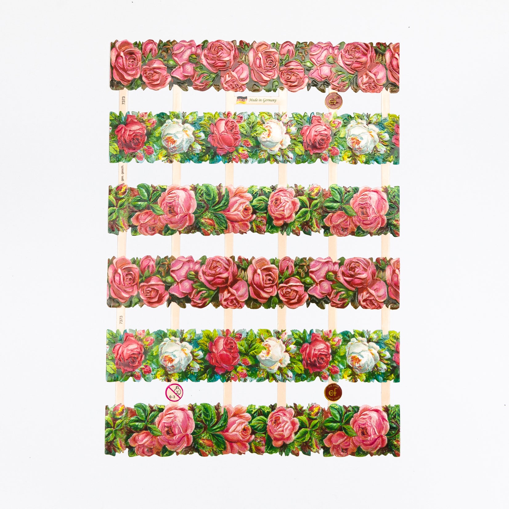 Glanzbilder Poesiealbum Bilder Oranamente Blumen Blumenbordüre Bordüre