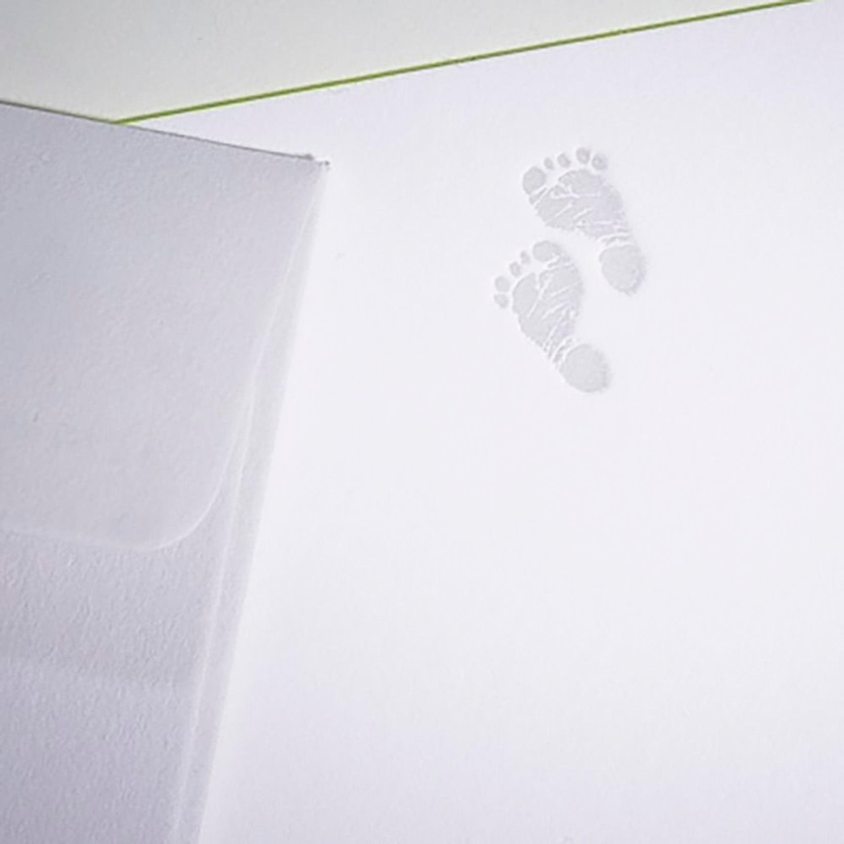 Gmund Tegernsee Grußkarte Icon Karte Baby Fussabdruck Geburt Glückwünsche