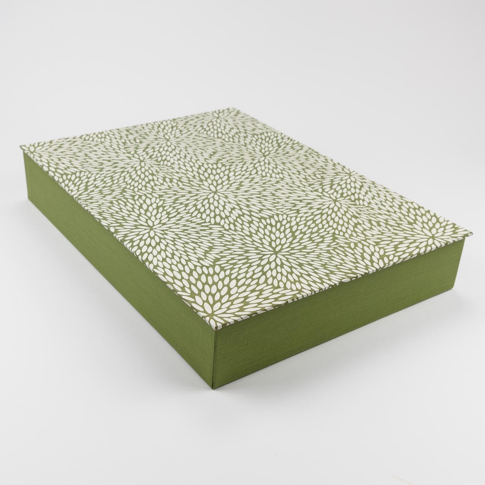 oh papier Flache Box A4 grün
