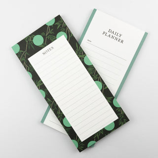 Haferkorn & Sauerbrey Bamboo & Dots Daily Planner Tagesplaner To Do Liste Notizblock Schreibblock DIN lang schmal