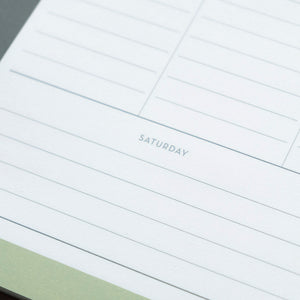 Haferkorn & Sauerbrey Classic Daily Planner Tagesplaner To Do Liste Notizblock Schreibblock Wochenplaner Kalender