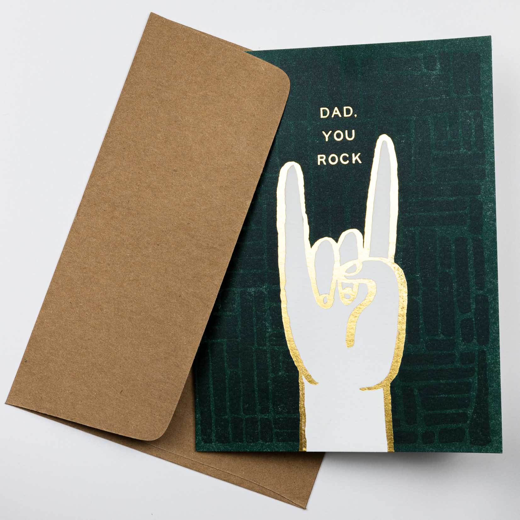 Hammerpress Klappkarte Dad You Rock
