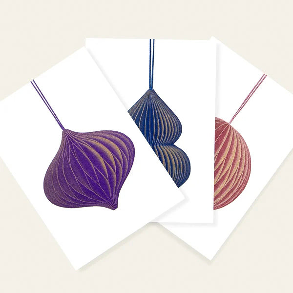 Herr & Frau Rio Karte Postkarte Risographie Riso Druck Weihnachten Schmuck Baumschmuck
