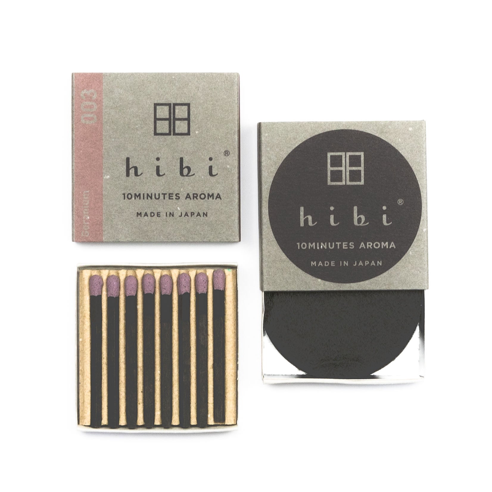 Hibi 10 Minutes Aroma Raumduft Duftstreichhölzer Räucherstäbchen Geranium