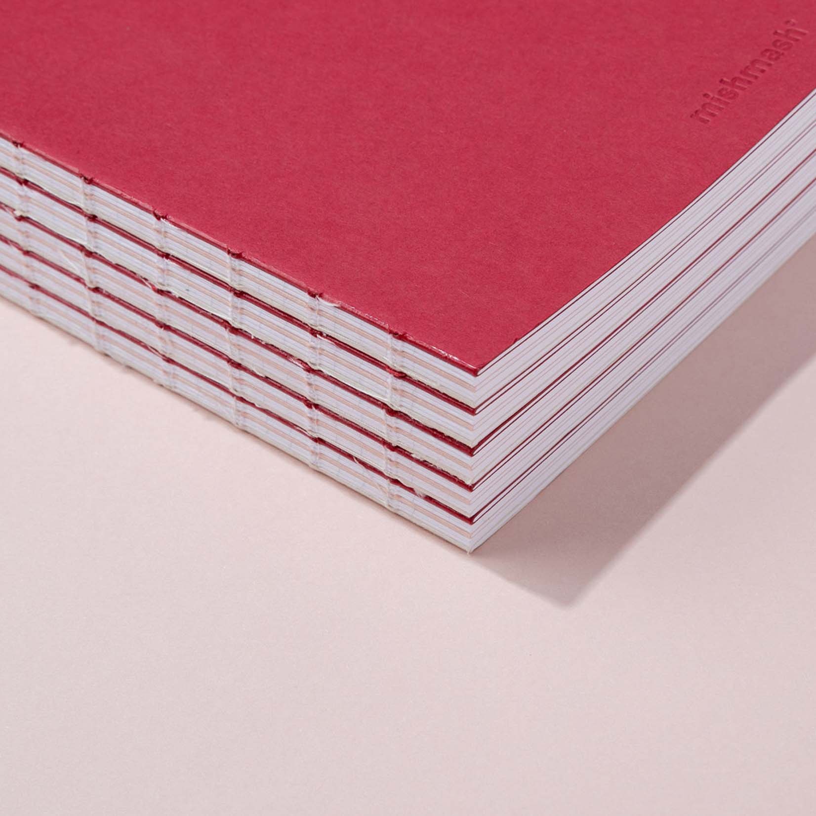 Mishmash Portugal Notizbuch Notizheft Buch 3 Tabs Register Scarlett rot red himbeerrot