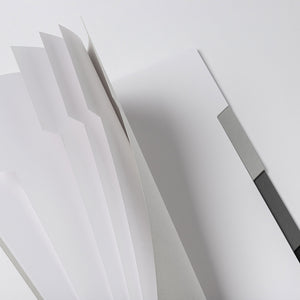 Mishmash Portugal Notizbuch Notizheft Buch 4 Tabs Register pale grey grau