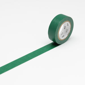 mt masking tape japanisches washi tape Reispapier uni einfarbig peacock grün dunkelgrün petrol