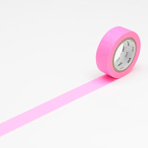 mt masking tape japanisches washi tape Reispapier uni shocking pink rosa