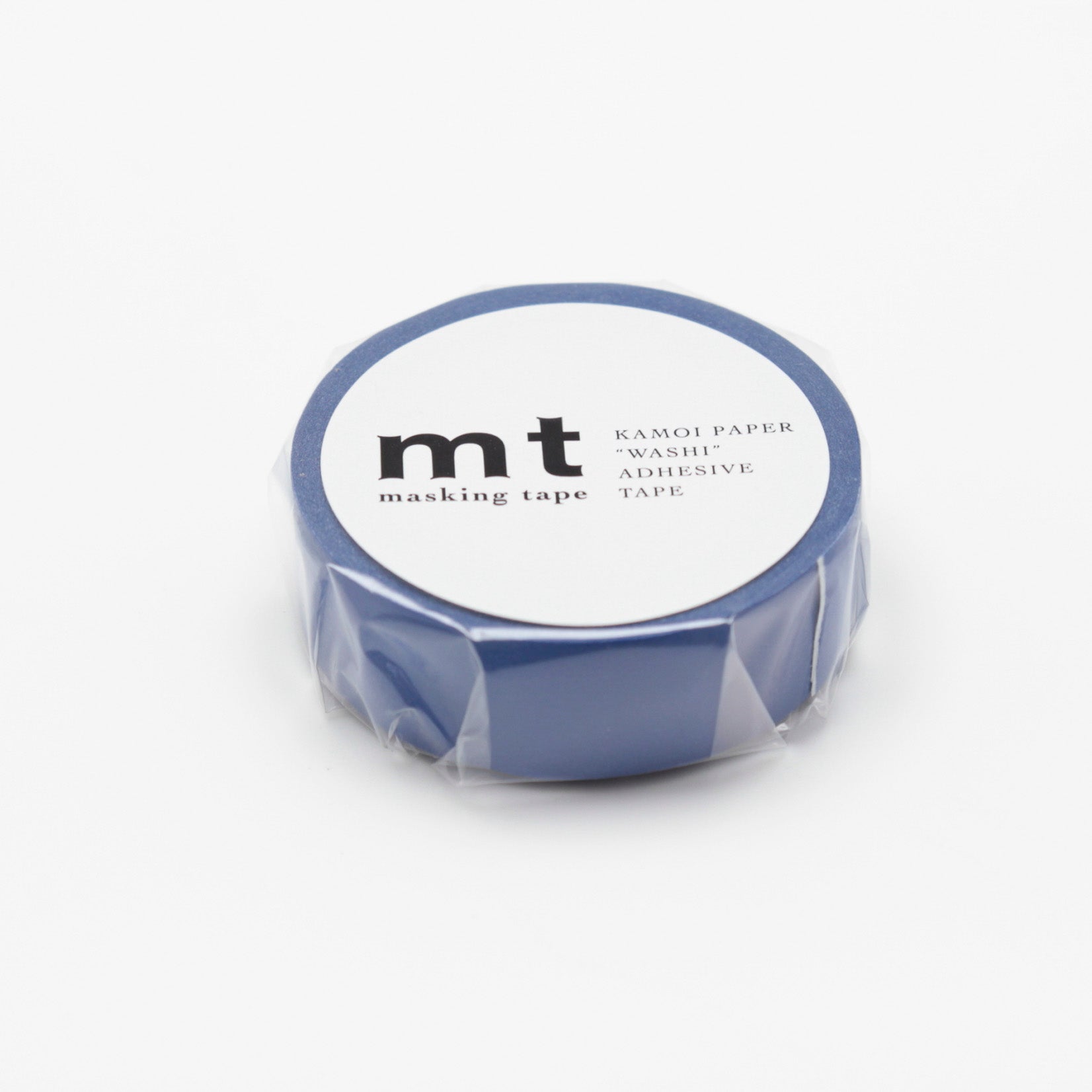 mt masking tape japanisches washi tape Reispapier uni einfarbig ruri blau mittelblau