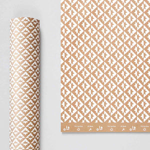 Ola Studio Geschenkpapier FSC Pflanzenfarbe nachhaltig Marco gold