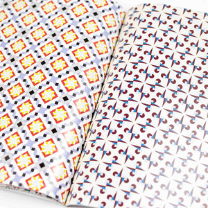 Pepin Press Geschenkpapierbuch Barcelona Tiles Fliesen Azulejos Gift & Creative Paper Book Kreativpapier Geschenkpapier Bastelbuch
