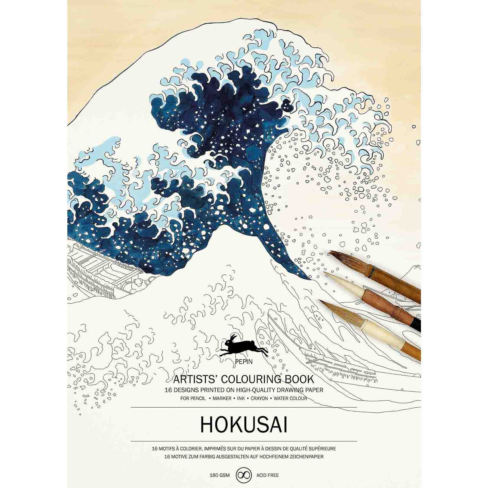 Pepin Press Malbuch Hokusai