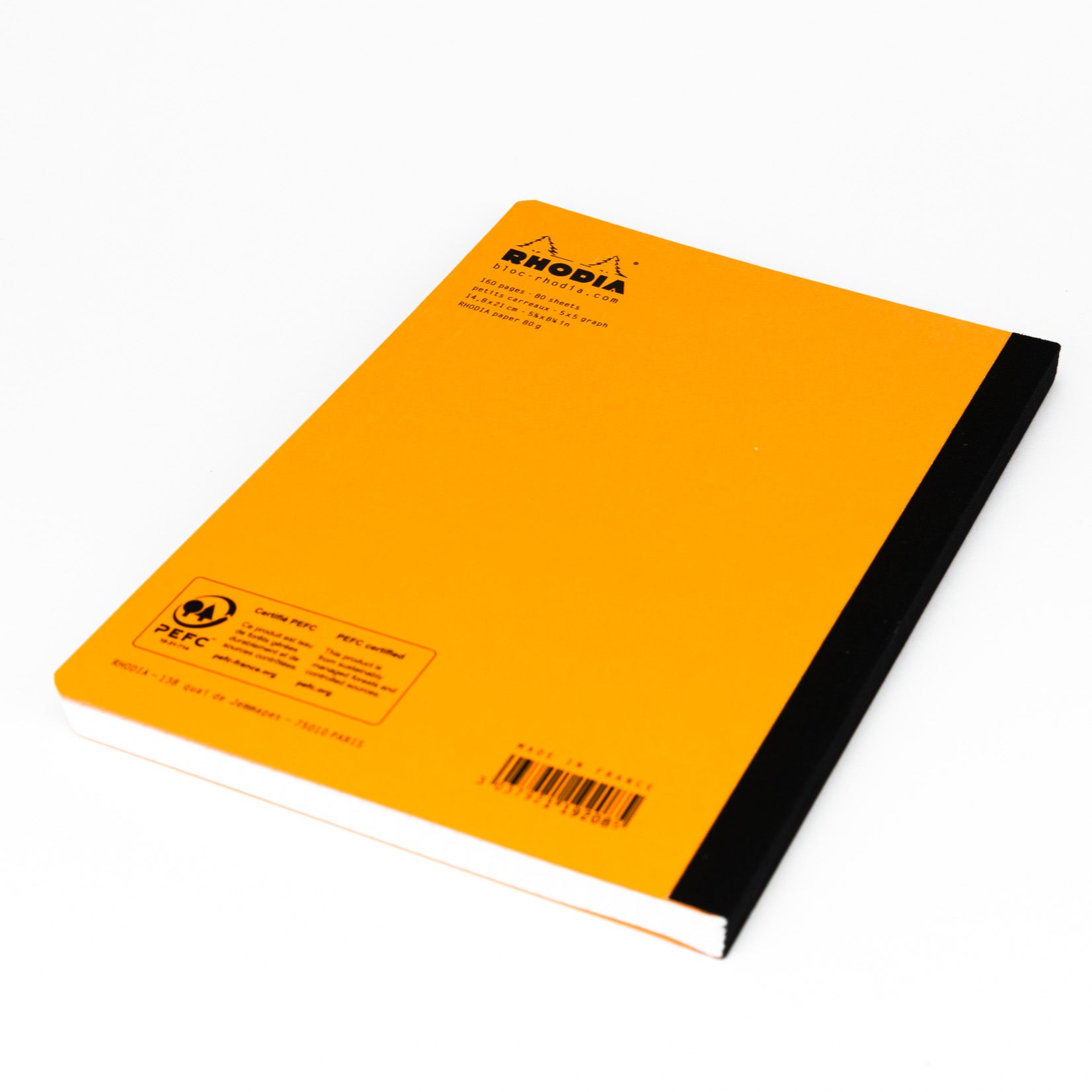 Rhodia Composition Notebook Notizbuch orange A5 kariert