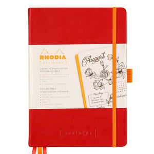 Rhodia Goalbook Hardcover Notebook Notizbuch A5 mohnrot rot