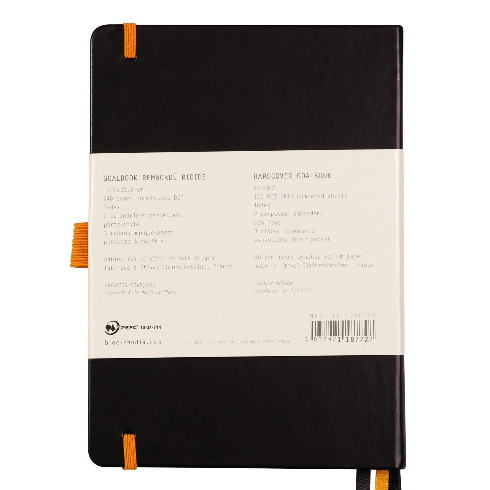 Rhodia Goalbook Hardcover Notebook Notizbuch A5 schwarz