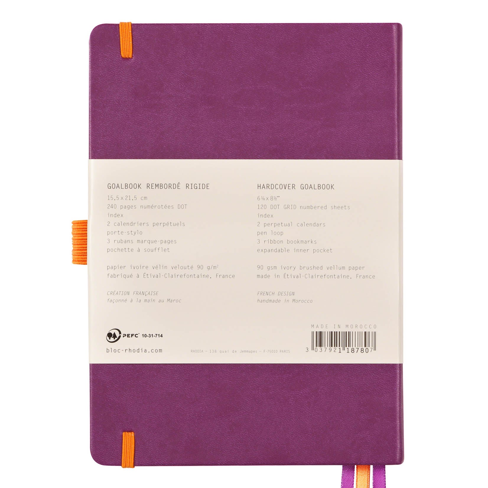 Rhodia Goalbook Hardcover Notebook Notizbuch A5 violet lila