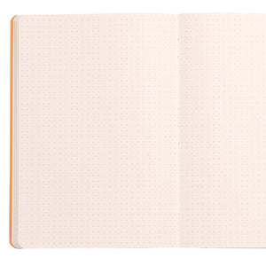 Rhodia Rhodiarama dot A5 Notebook Notizbuch Softcover tangerine orange