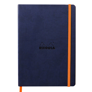 Rhodia Rhodiarama dot A5 Notebook Notizbuch Softcover nachtblau dunkelblau navy