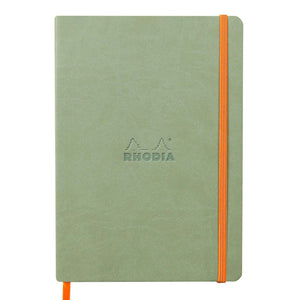 Rhodia Rhodiarama dot A5 Notebook Notizbuch Softcover seladon grün jade