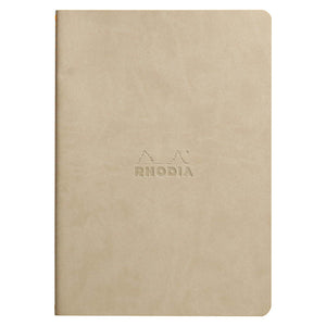 Rhodia Rhodiarama dot A5 Notebook Notizbuch beige grau hellbraun