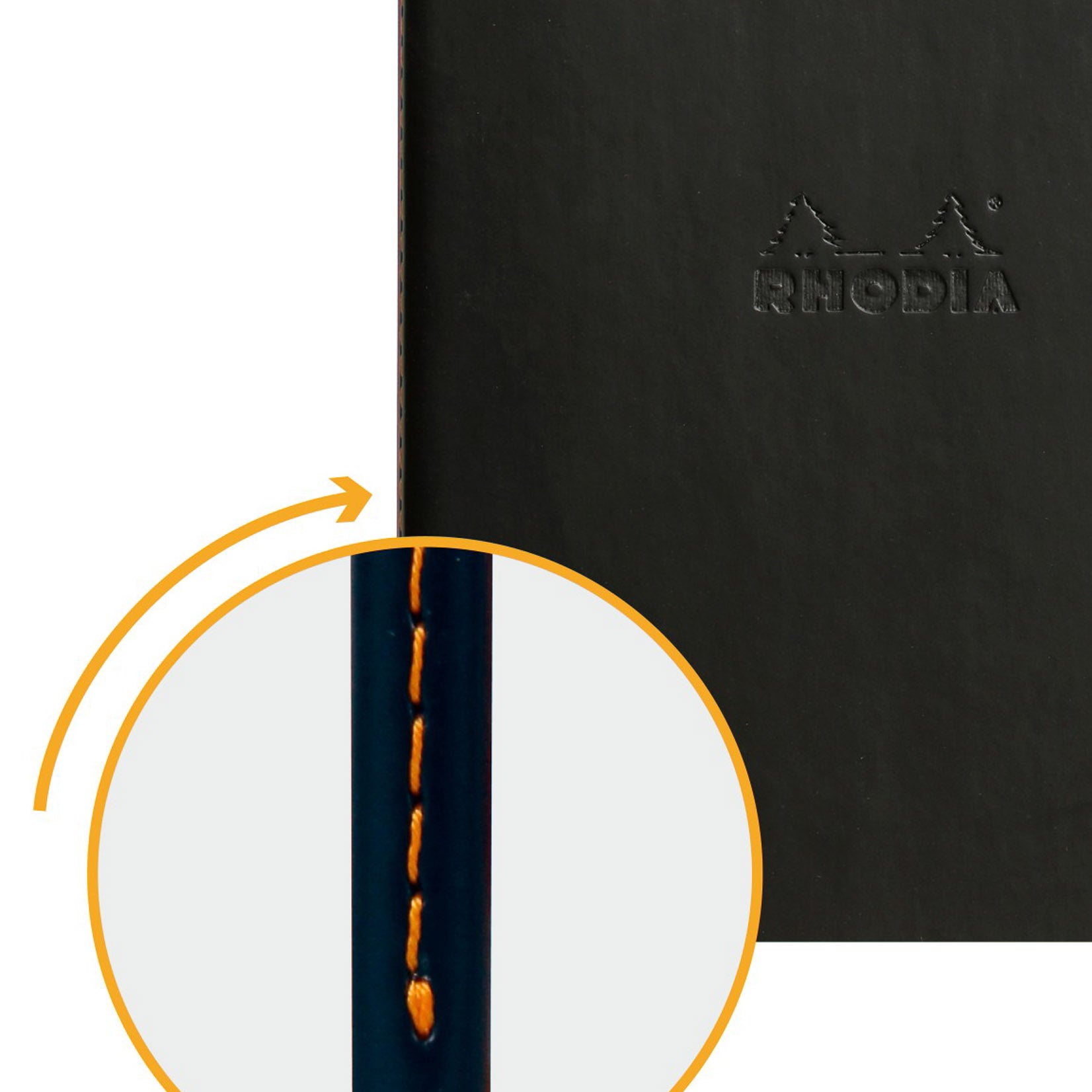 Rhodia Rhodiarama dot A5 Notebook Notizbuch Notizheft schwarz