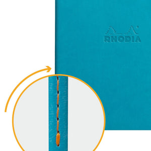 Rhodia Rhodiarama dot A5 Notebook Notizbuch Notizheft türkis blau