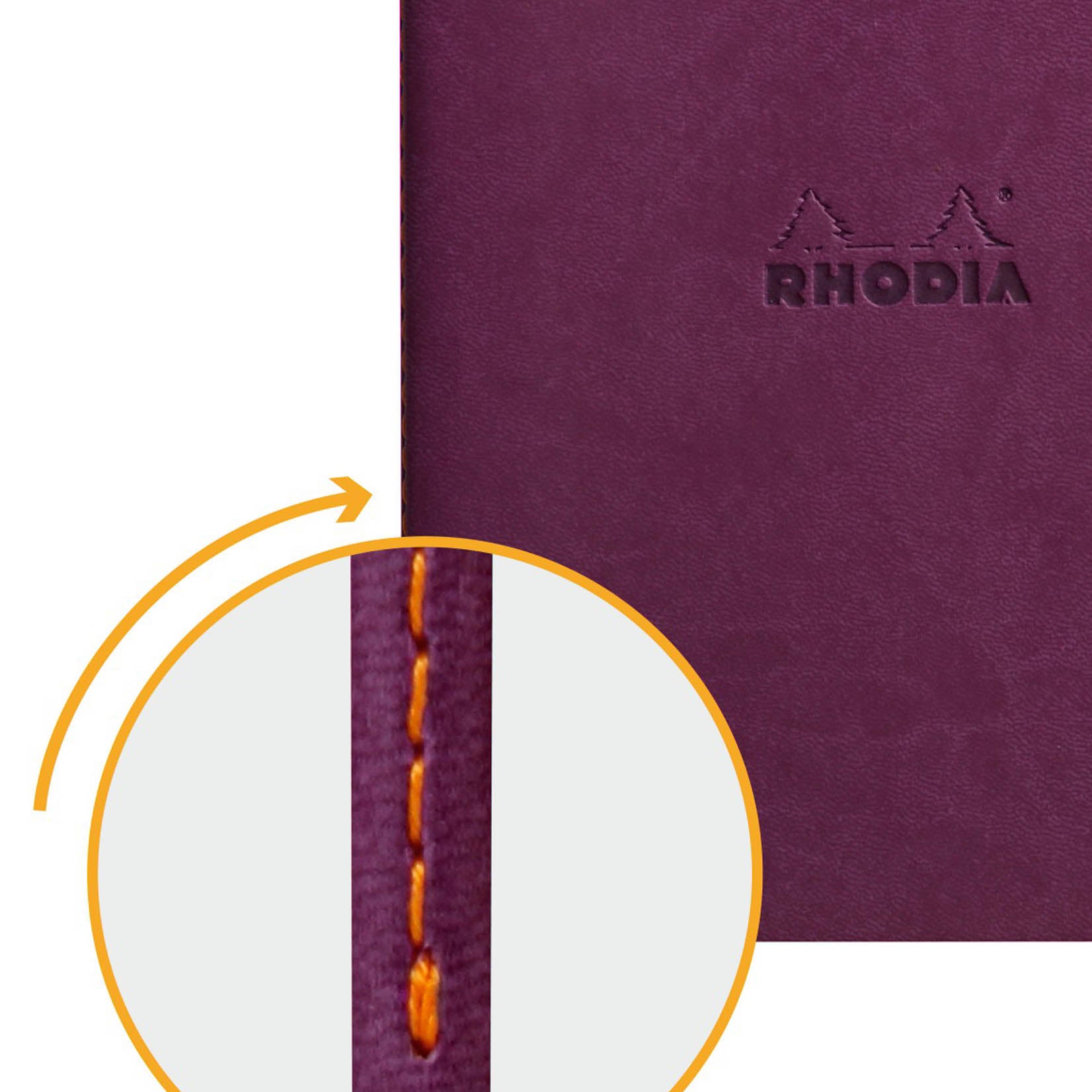 Rhodia Rhodiarama dot A5 Notebook Notizbuch Notizheft violett lila