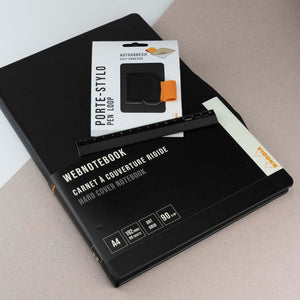 Rhodia Webnotebook 96 Blatt Dot Hardcover Notebook Notizbuch A4 schwarz