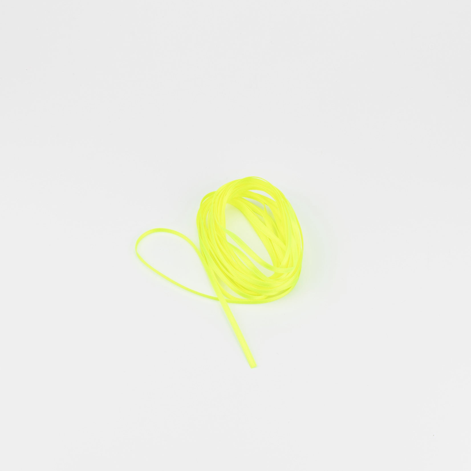 Satinband Geschenkband Schleife Geschenkverpackung 3 mm Satin neon gelb