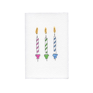 Scribble & Daub Klappkarte Birthday Candles Geburtstagskarte