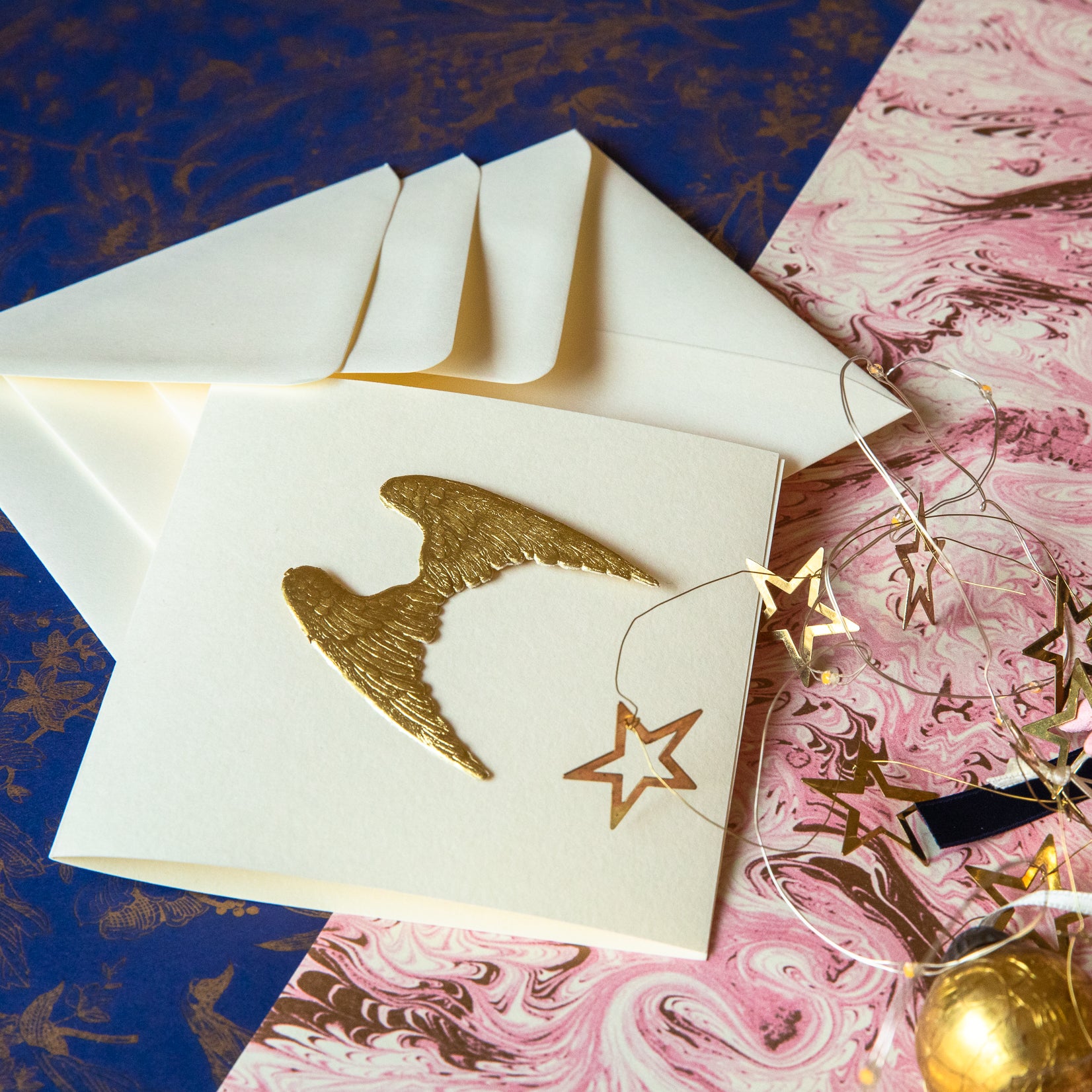 Dresdner Ornamente Engelsflügel gold