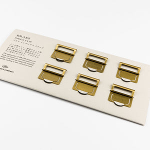 Traveler's Company Brass Index Clips