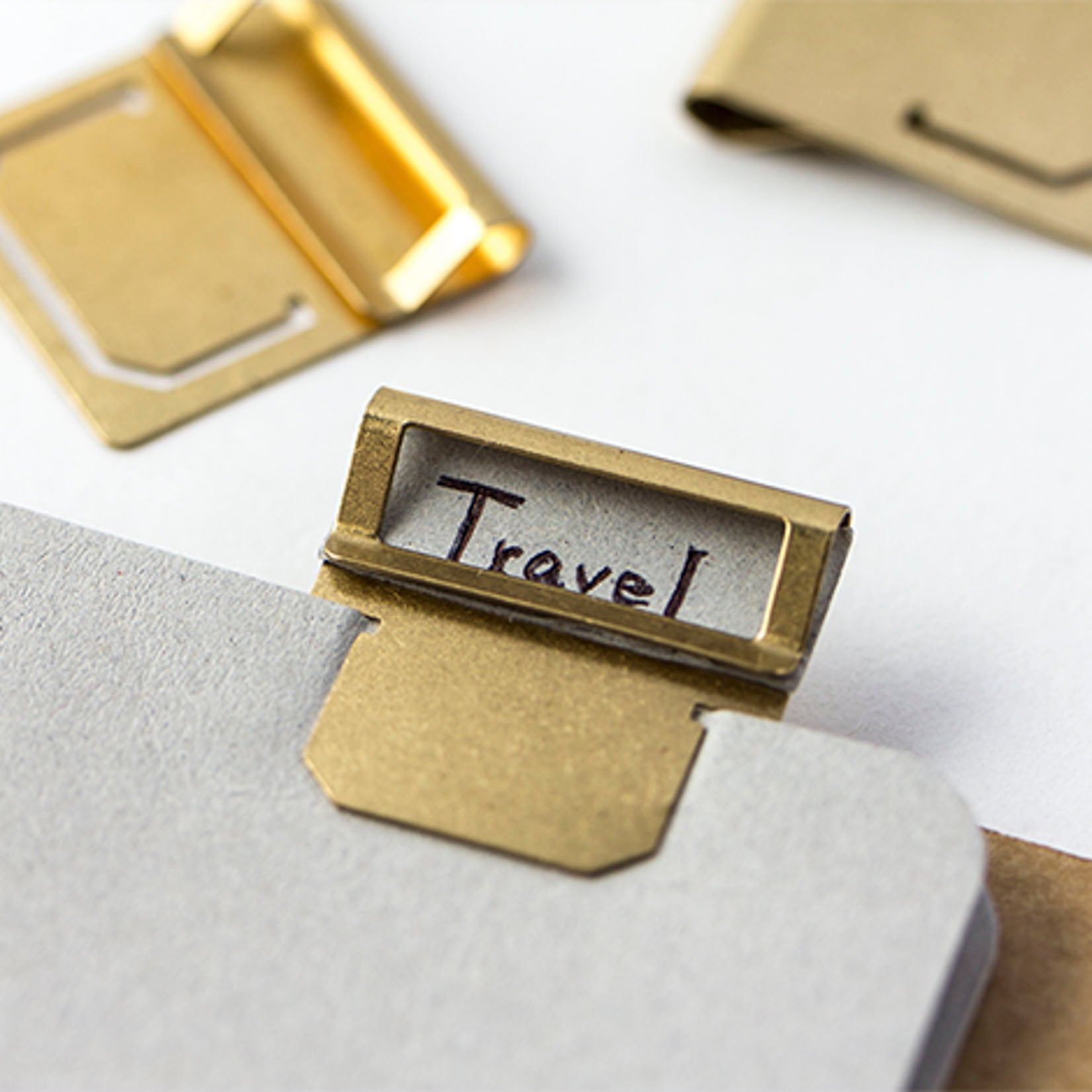 Traveler's Company Brass Index Clips